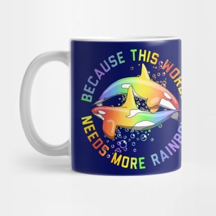 More Rainbow Orca Mug